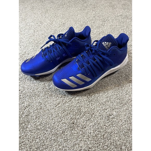 Adidas Adizero Metal Baseball Cleats Blue 125067440 Mens‎ Size 7.5 main image 8